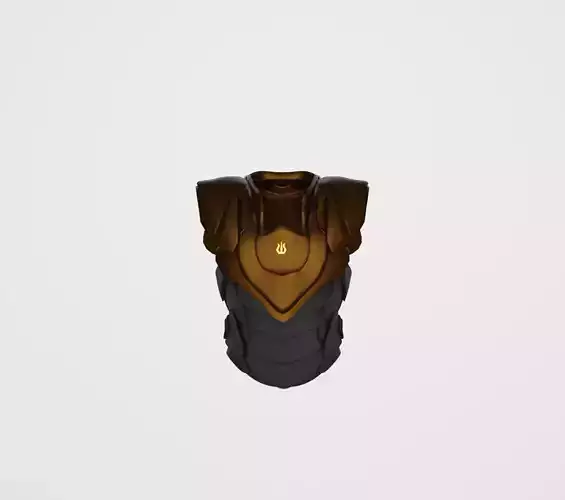 armor-brown metal 3D print model
