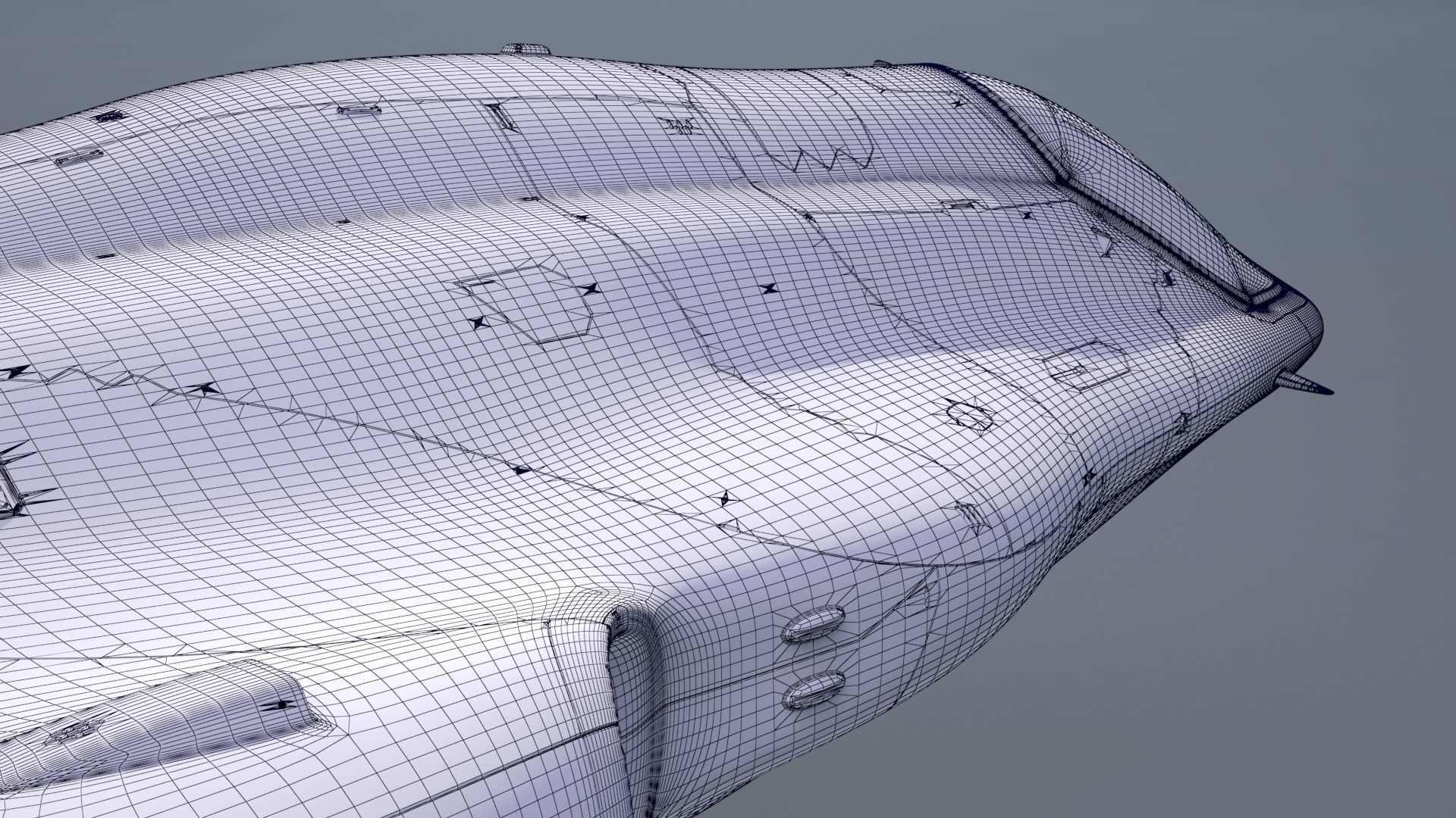 Sci-fi Multi-purpose Spacefighter 3D model_22