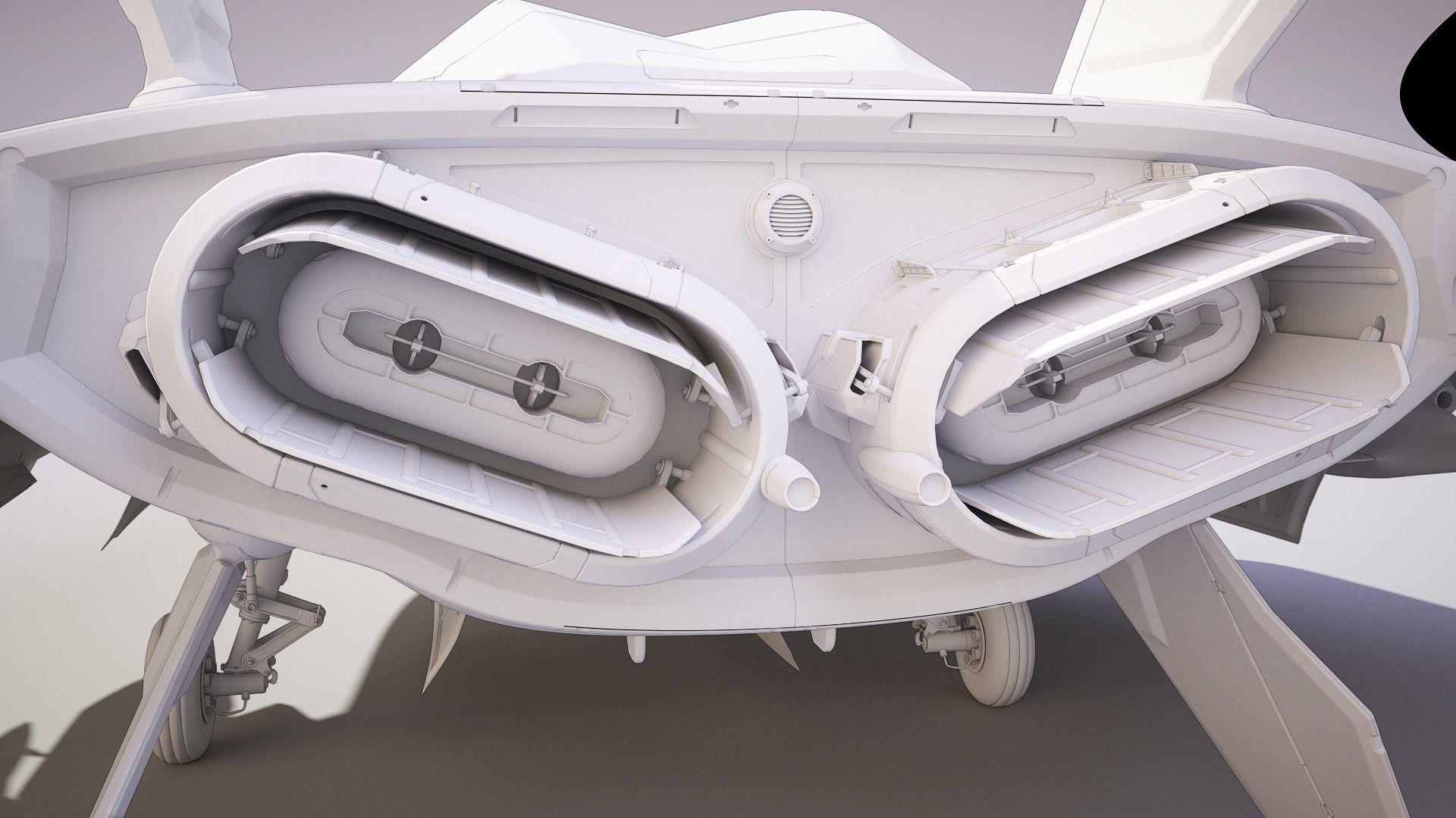 Sci-fi Multi-purpose Spacefighter 3D model_42