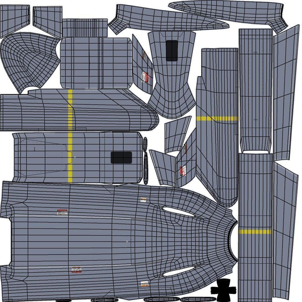 Sci-fi Multi-purpose Spacefighter 3D model_35