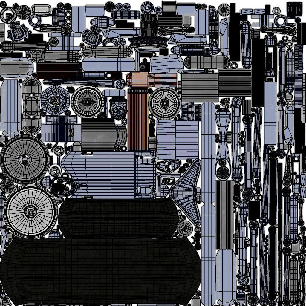 Sci-fi Multi-purpose Spacefighter 3D model_39