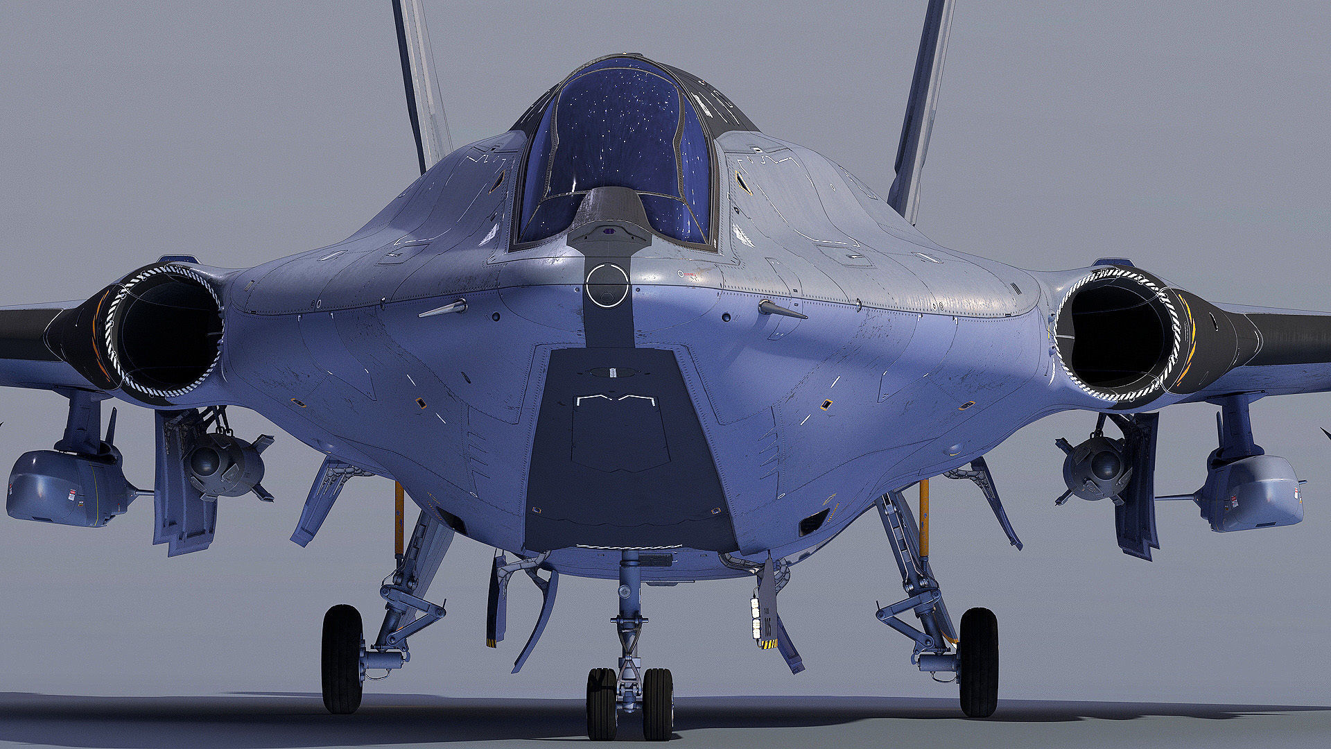 Sci-fi Multi-purpose Spacefighter 3D model_15