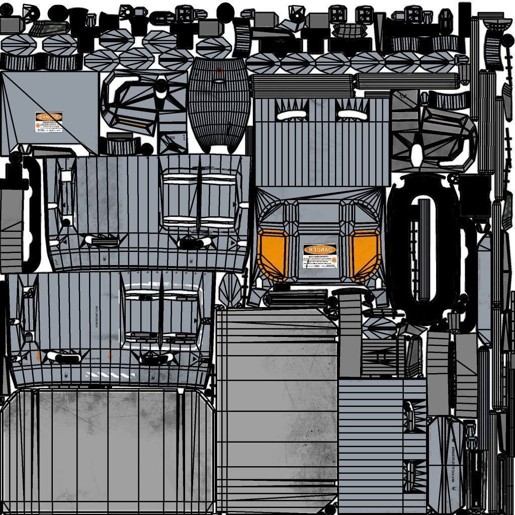 Sci-fi Multi-purpose Spacefighter 3D model_33