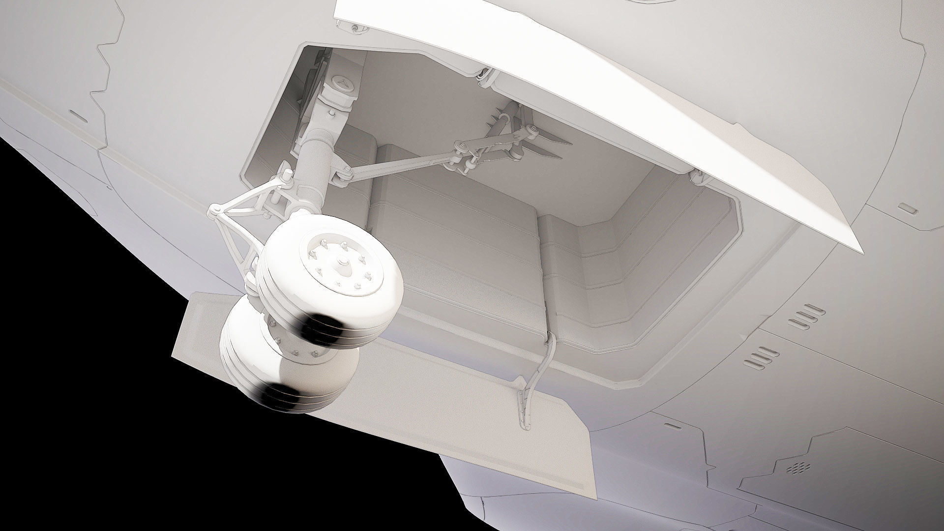 Sci-fi Multi-purpose Spacefighter 3D model_43