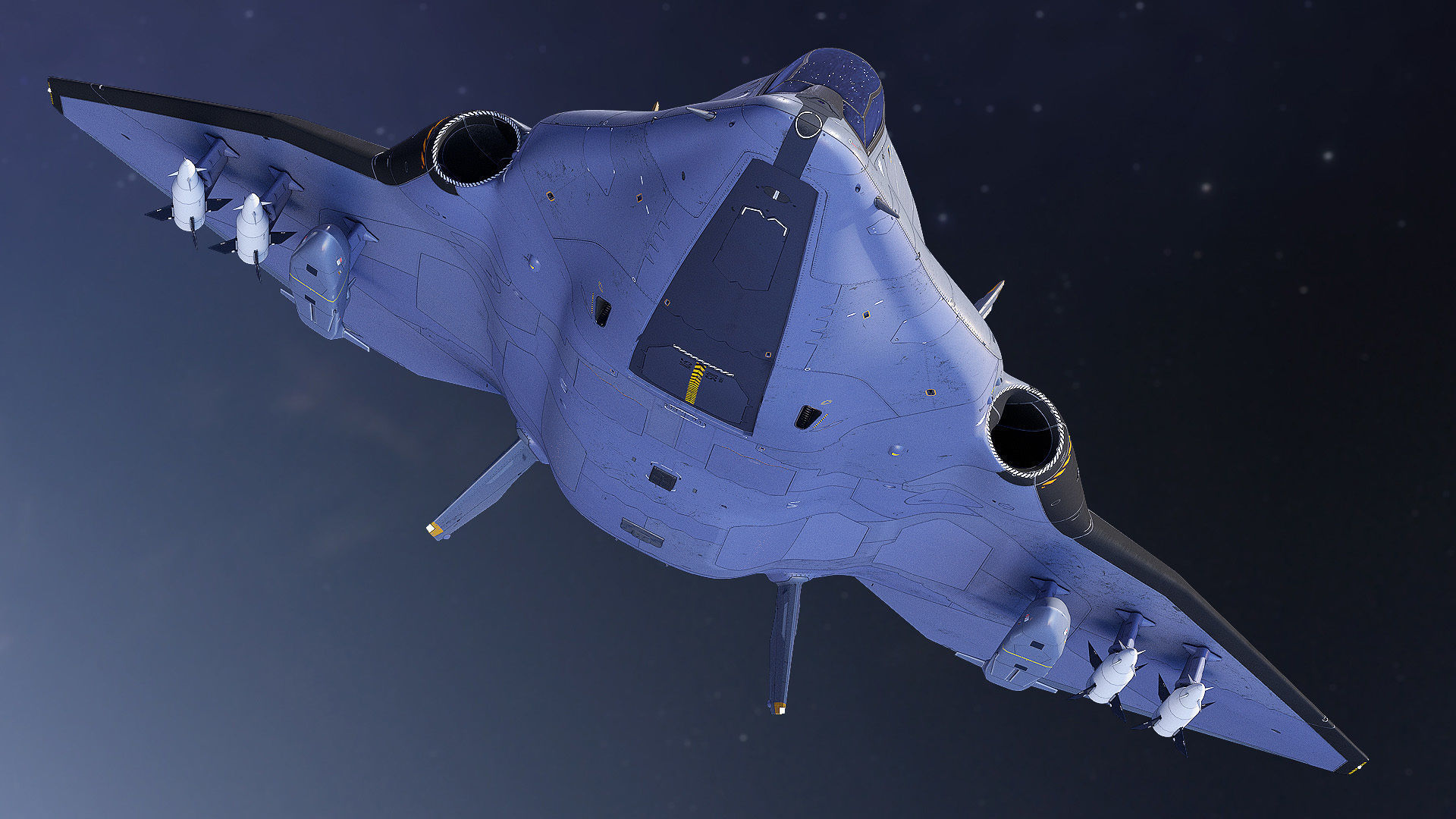 Sci-fi Multi-purpose Spacefighter 3D model_20