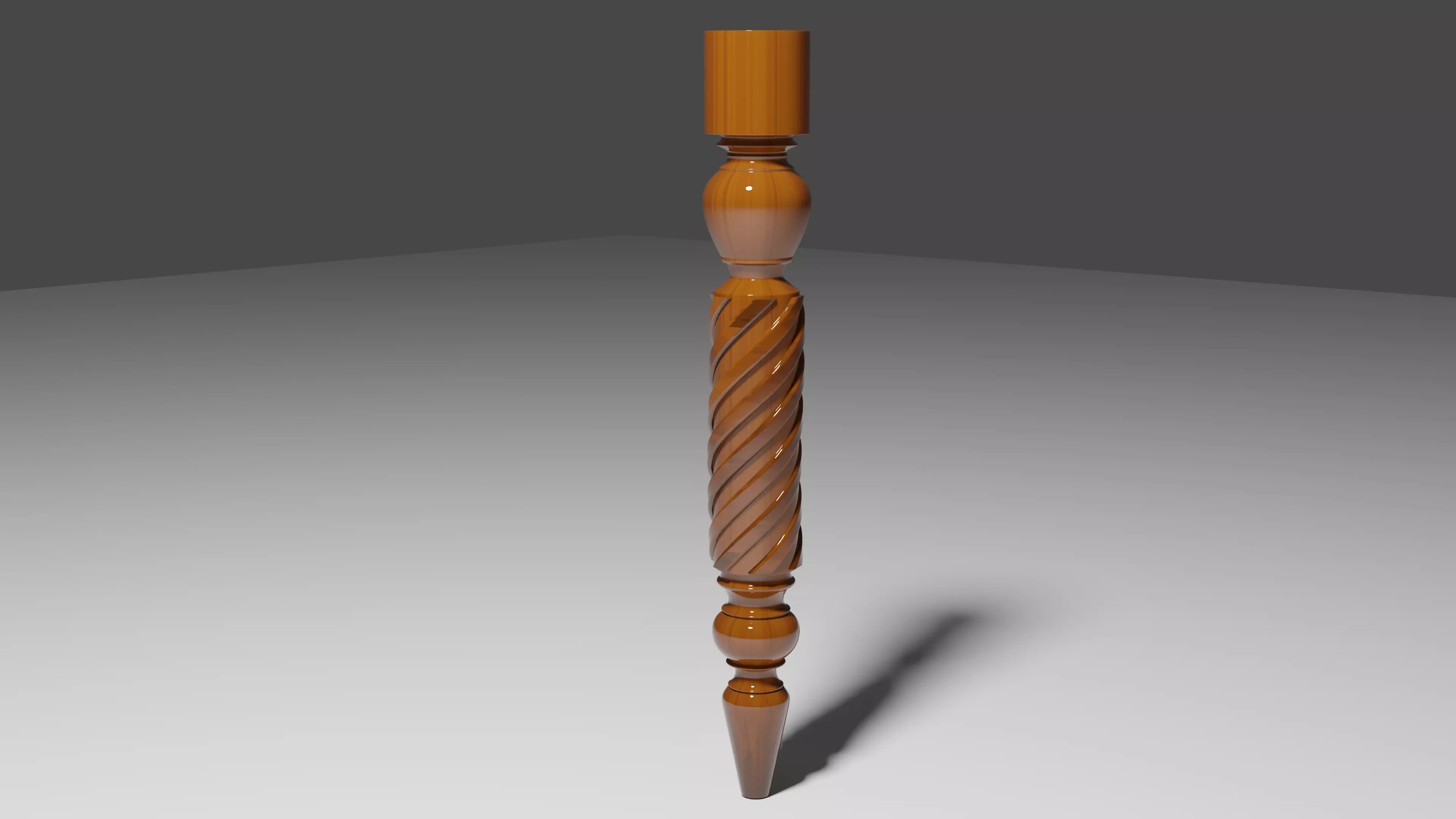 table leg classic 3D model_0
