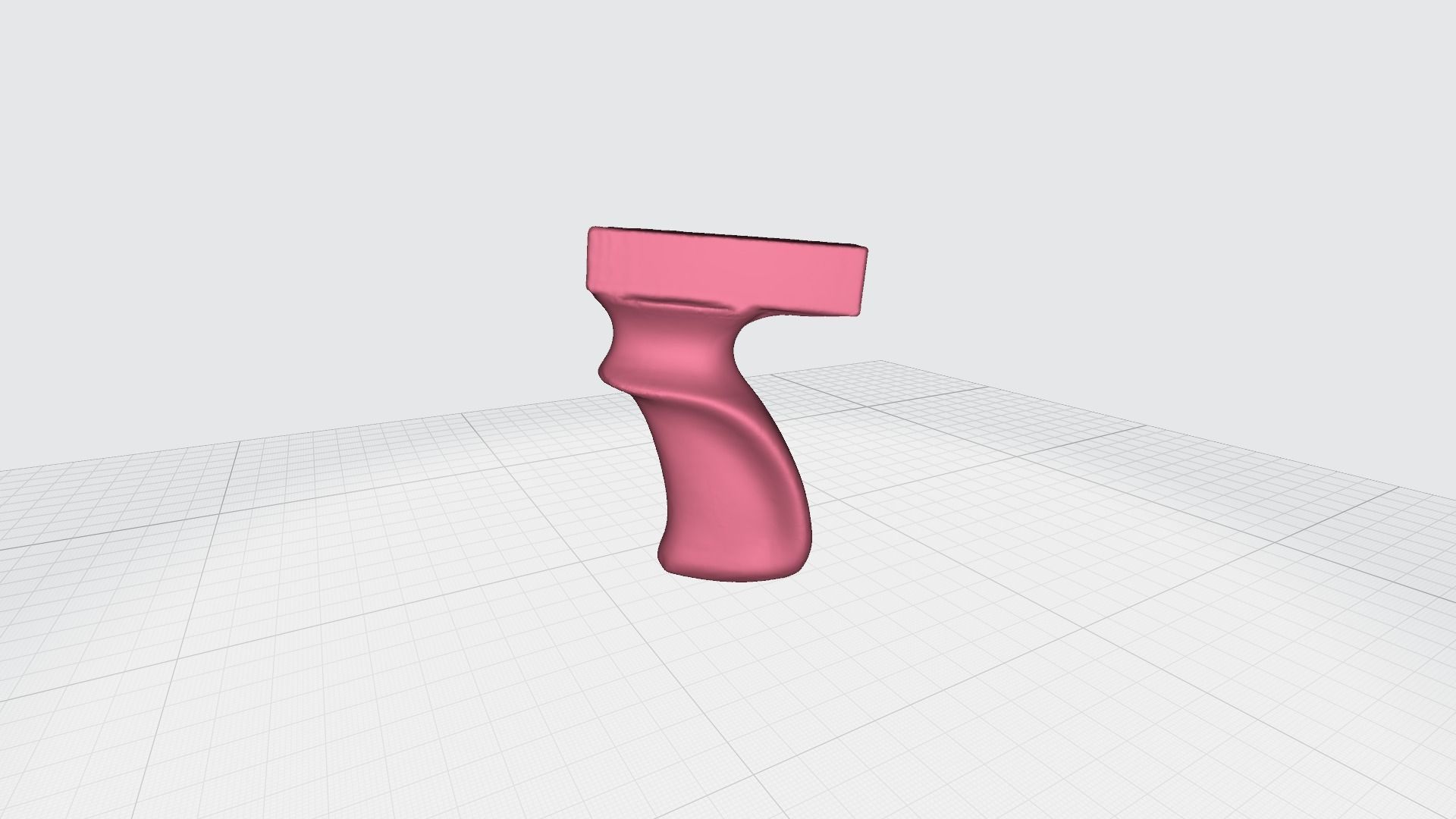 wood speargun handle  3D print model_5
