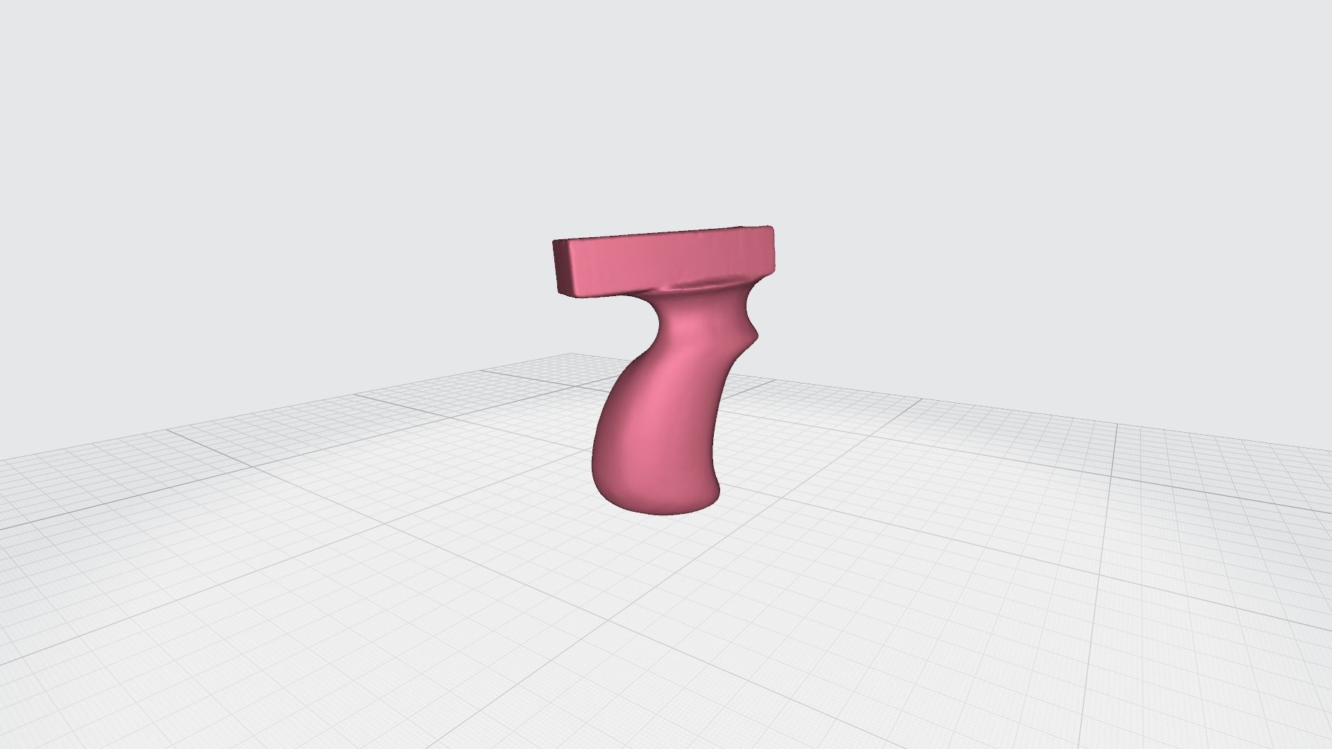 wood speargun handle  3D print model_4