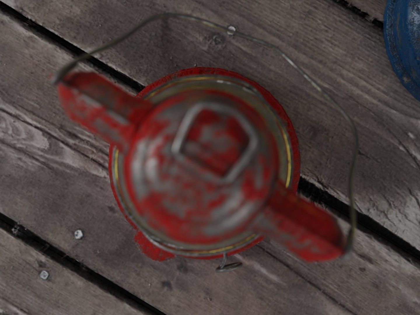 Oil lamp paint chipping 3D model_11