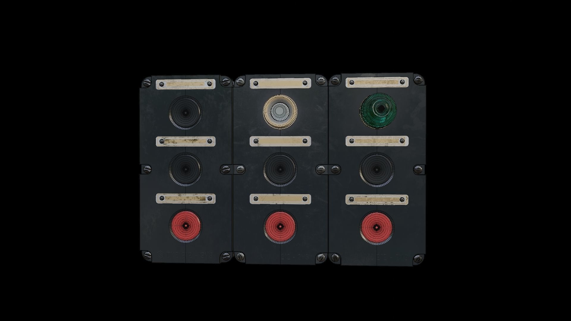 Switchboards metal box 3D model_17