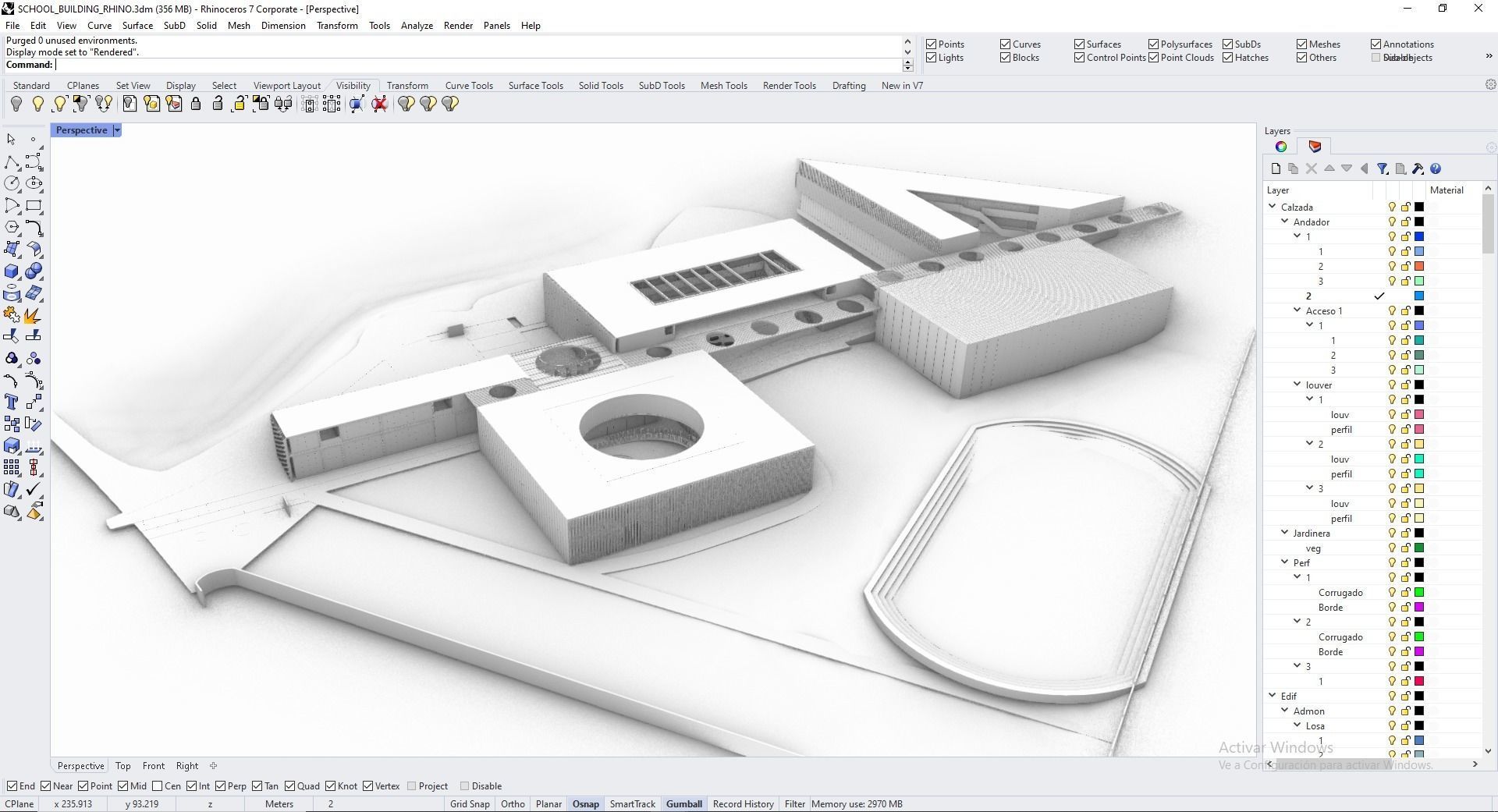 School Building 3D model_19