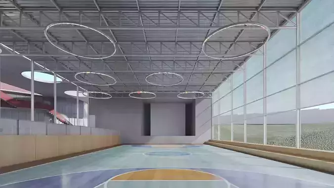 School Building 3D model School Building 3D model