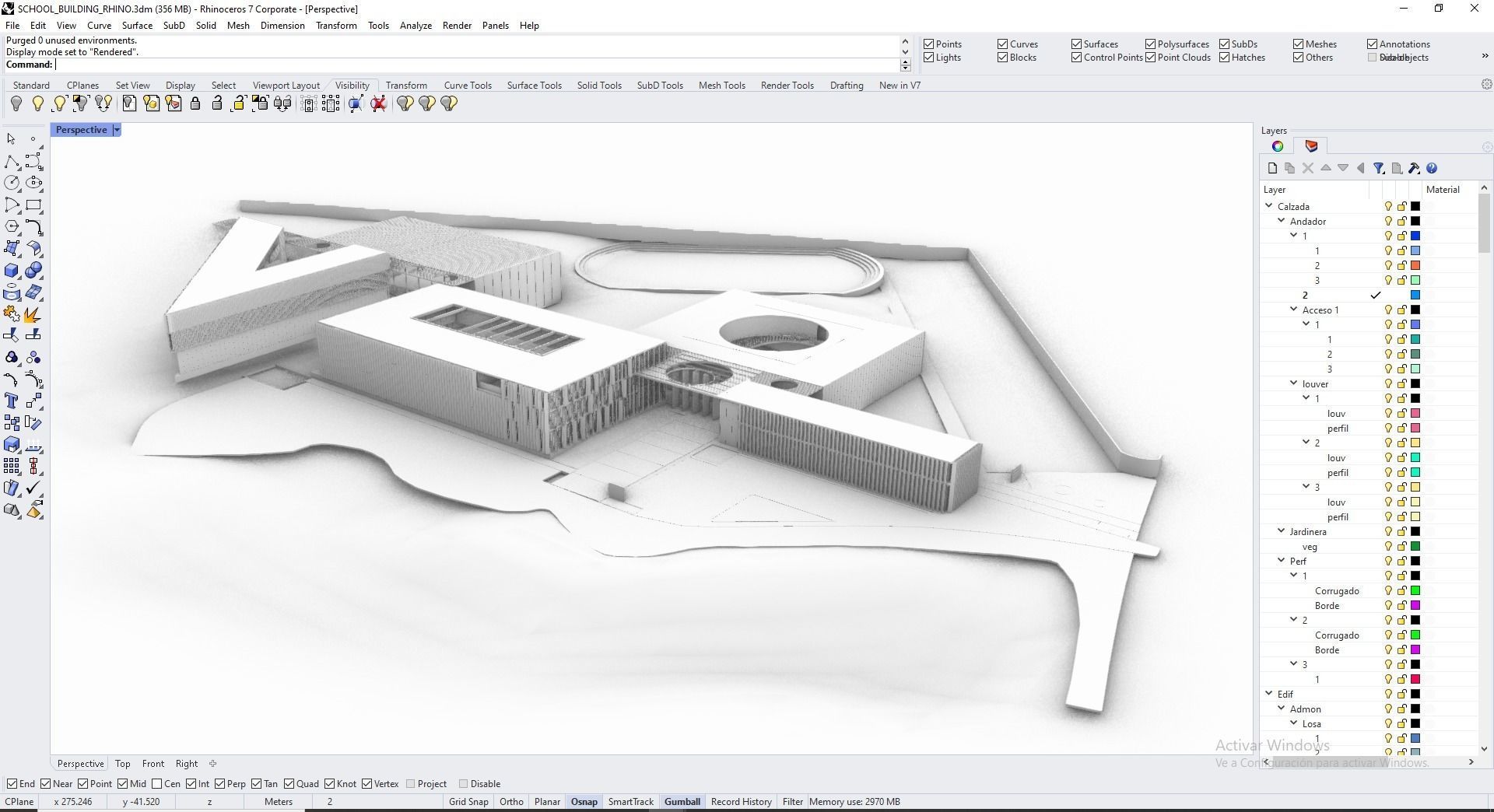 School Building 3D model_18