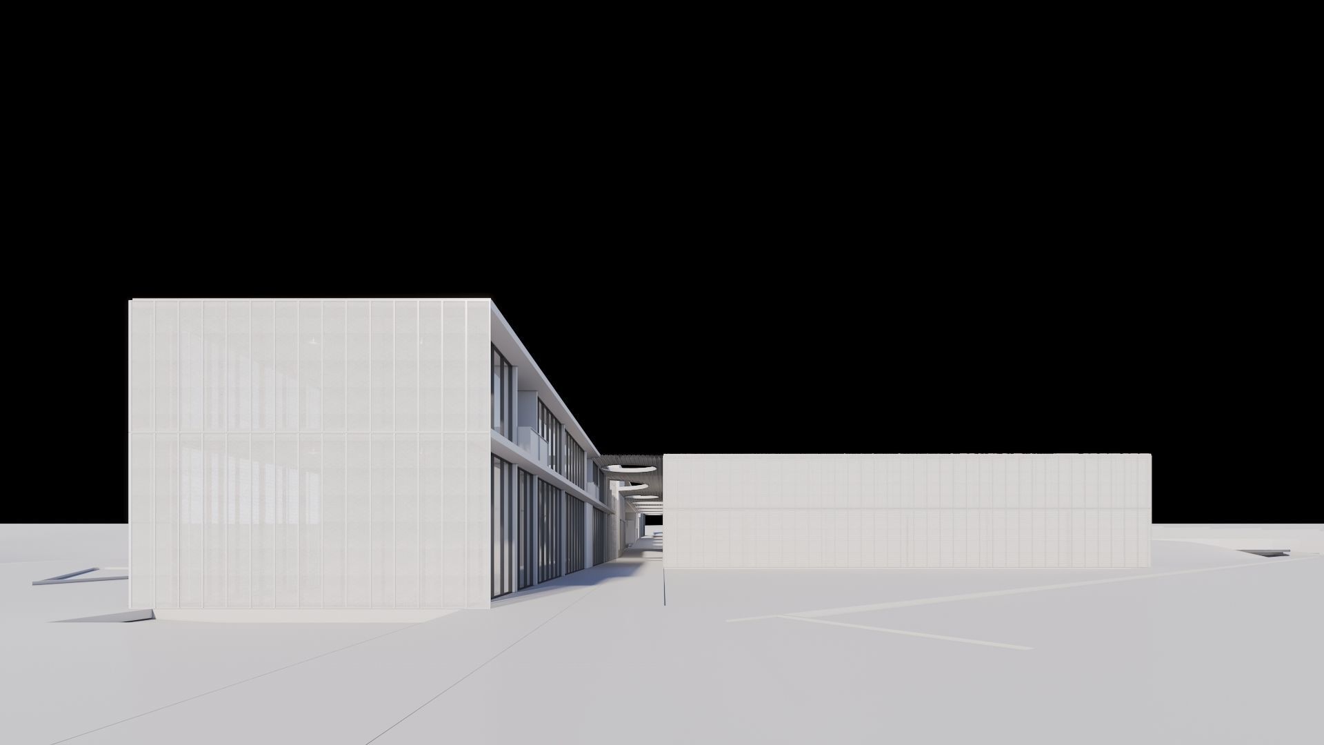 School Building 3D model_5