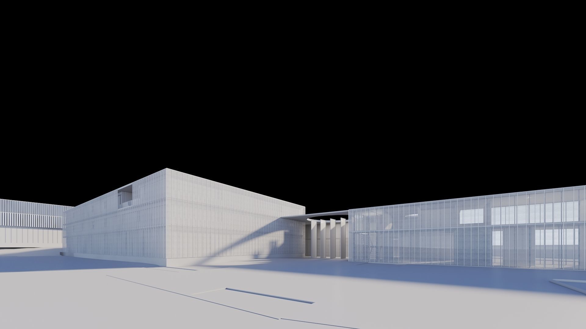 School Building 3D model_8