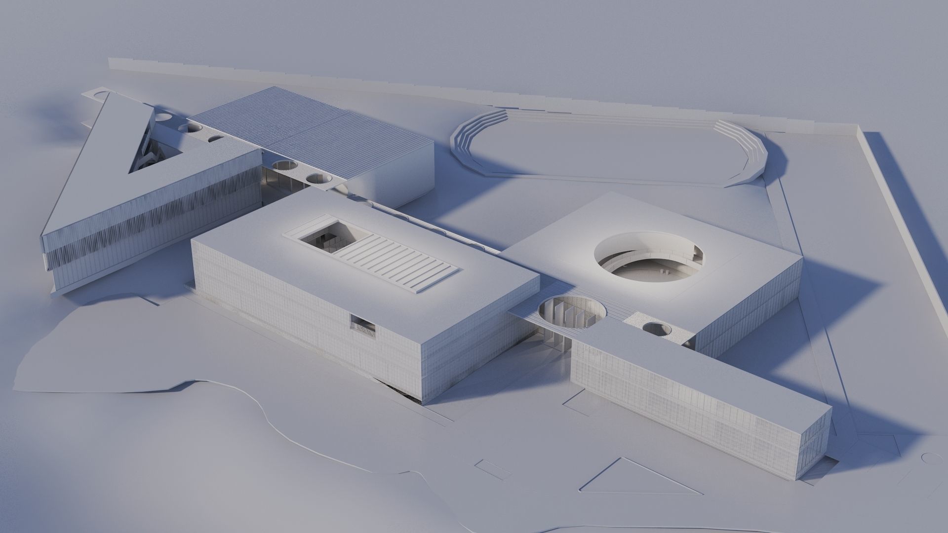 School Building 3D model_1