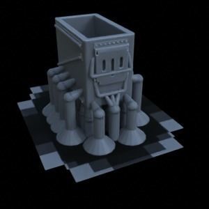ANTI TANK POST FOR WAR TABLETOP TERRAIN 1-35 SUPPORTED STL 3D print model_96