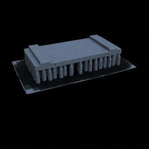 ANTI TANK POST FOR WAR TABLETOP TERRAIN 1-35 SUPPORTED STL 3D print model_66