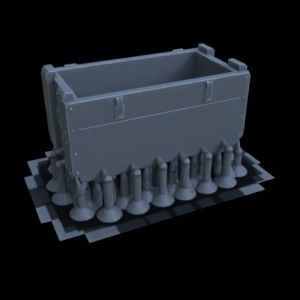 ANTI TANK POST FOR WAR TABLETOP TERRAIN 1-35 SUPPORTED STL 3D print model_52