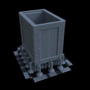 ANTI TANK POST FOR WAR TABLETOP TERRAIN 1-35 SUPPORTED STL 3D print model_57