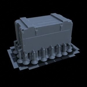 ANTI TANK POST FOR WAR TABLETOP TERRAIN 1-35 SUPPORTED STL 3D print model_46