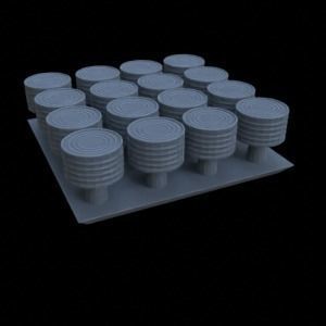 ANTI TANK POST FOR WAR TABLETOP TERRAIN 1-35 SUPPORTED STL 3D print model_23