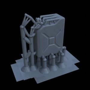 ANTI TANK POST FOR WAR TABLETOP TERRAIN 1-35 SUPPORTED STL 3D print model_42