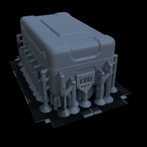 ANTI TANK POST FOR WAR TABLETOP TERRAIN 1-35 SUPPORTED STL 3D print model_82