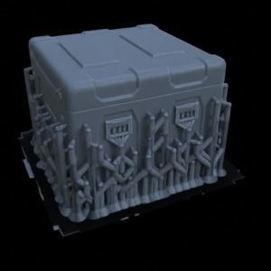 ANTI TANK POST FOR WAR TABLETOP TERRAIN 1-35 SUPPORTED STL 3D print model_73