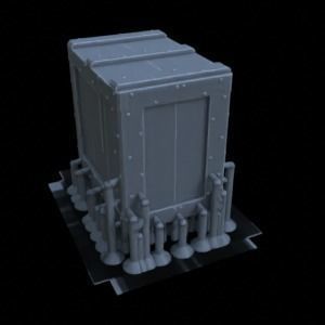 ANTI TANK POST FOR WAR TABLETOP TERRAIN 1-35 SUPPORTED STL 3D print model_53