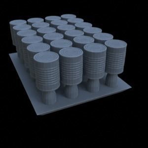 ANTI TANK POST FOR WAR TABLETOP TERRAIN 1-35 SUPPORTED STL 3D print model_22