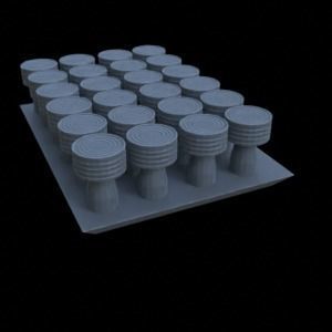 ANTI TANK POST FOR WAR TABLETOP TERRAIN 1-35 SUPPORTED STL 3D print model_27