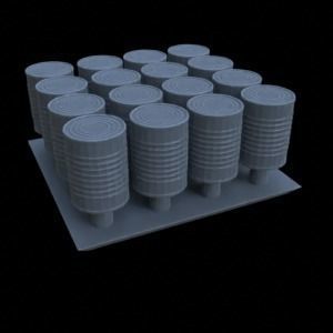 ANTI TANK POST FOR WAR TABLETOP TERRAIN 1-35 SUPPORTED STL 3D print model_20