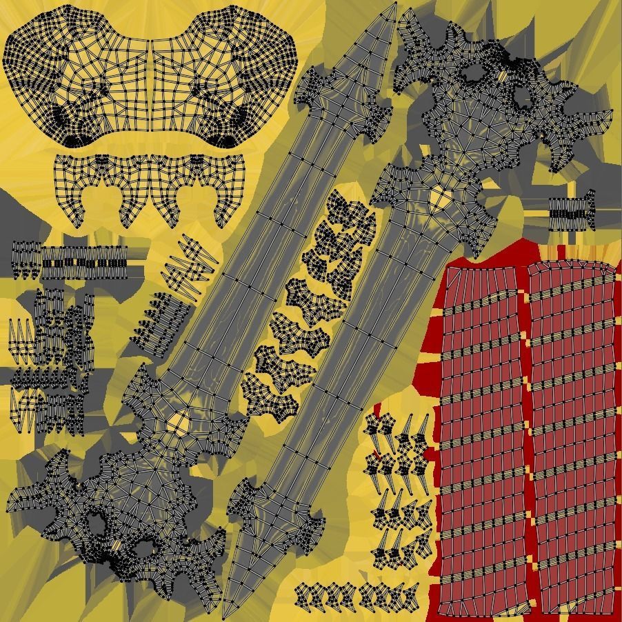 Fantasy Sword Lion Game Ready Unreal Engine Unity Low-poly 3D model_15