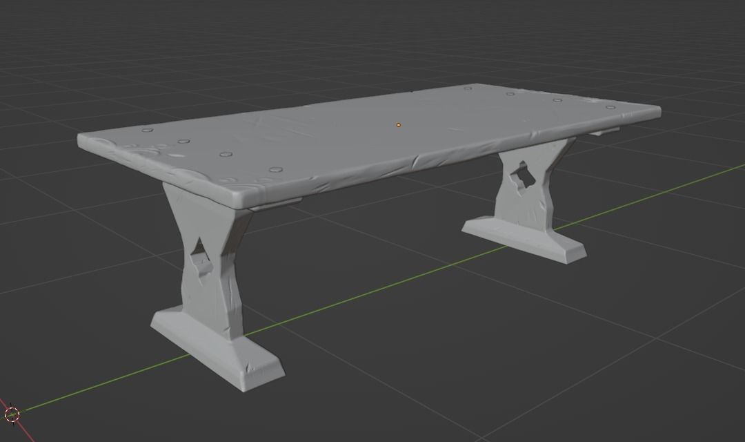 table from game of thrones 3D model_2