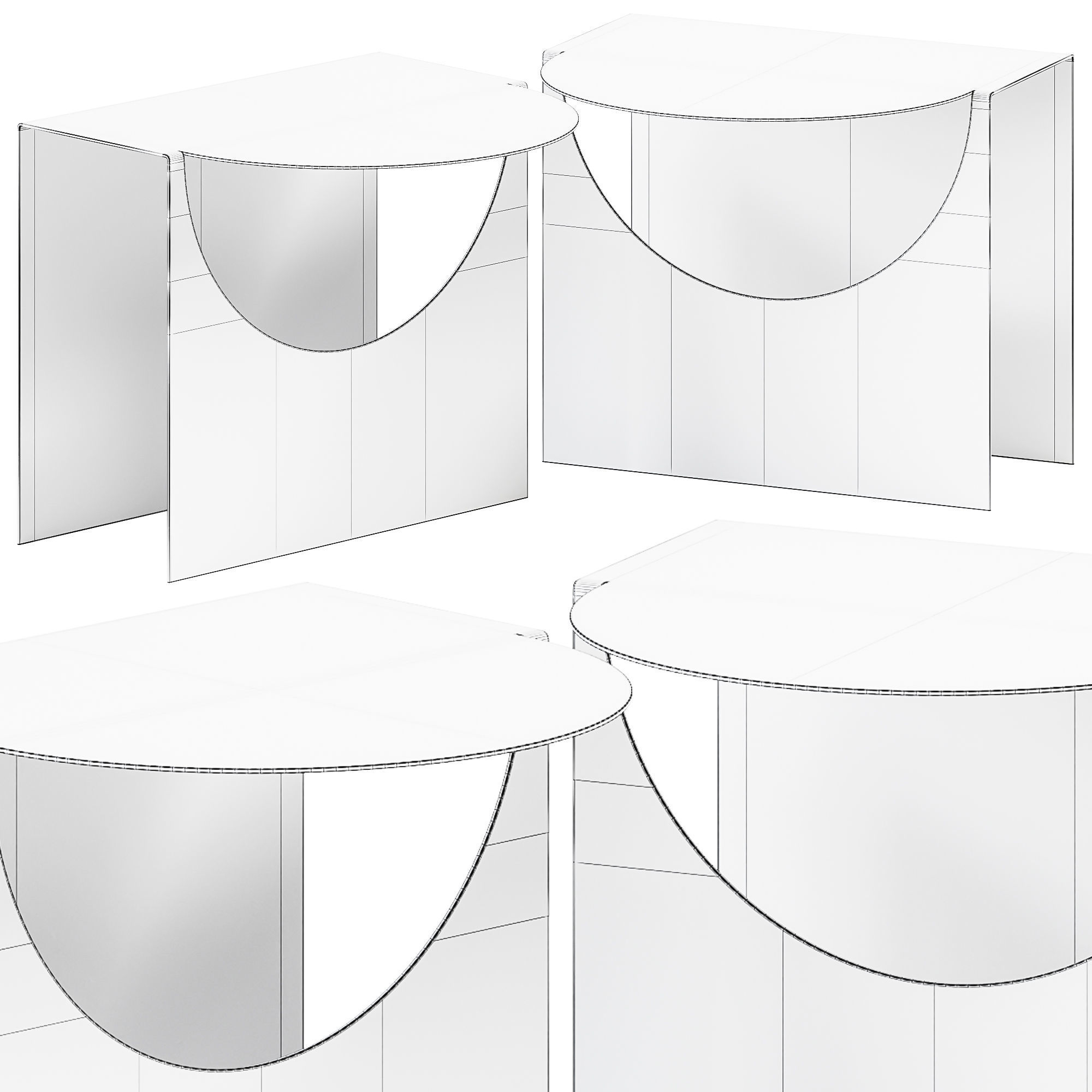 APARTMENT Side Table by Aesthek 3D model_1