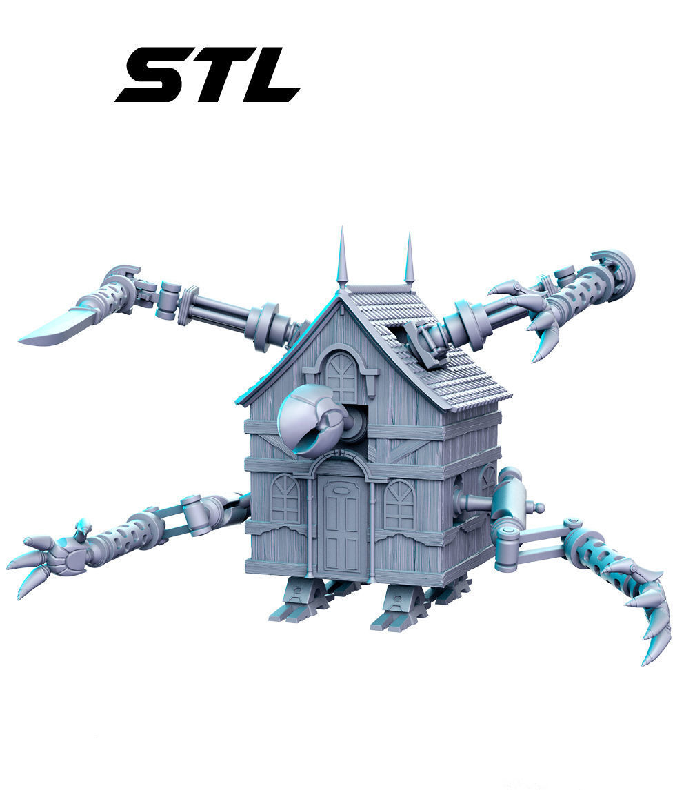 Hell House Final Fantasy 32mm Pre-supported 3D print model_2