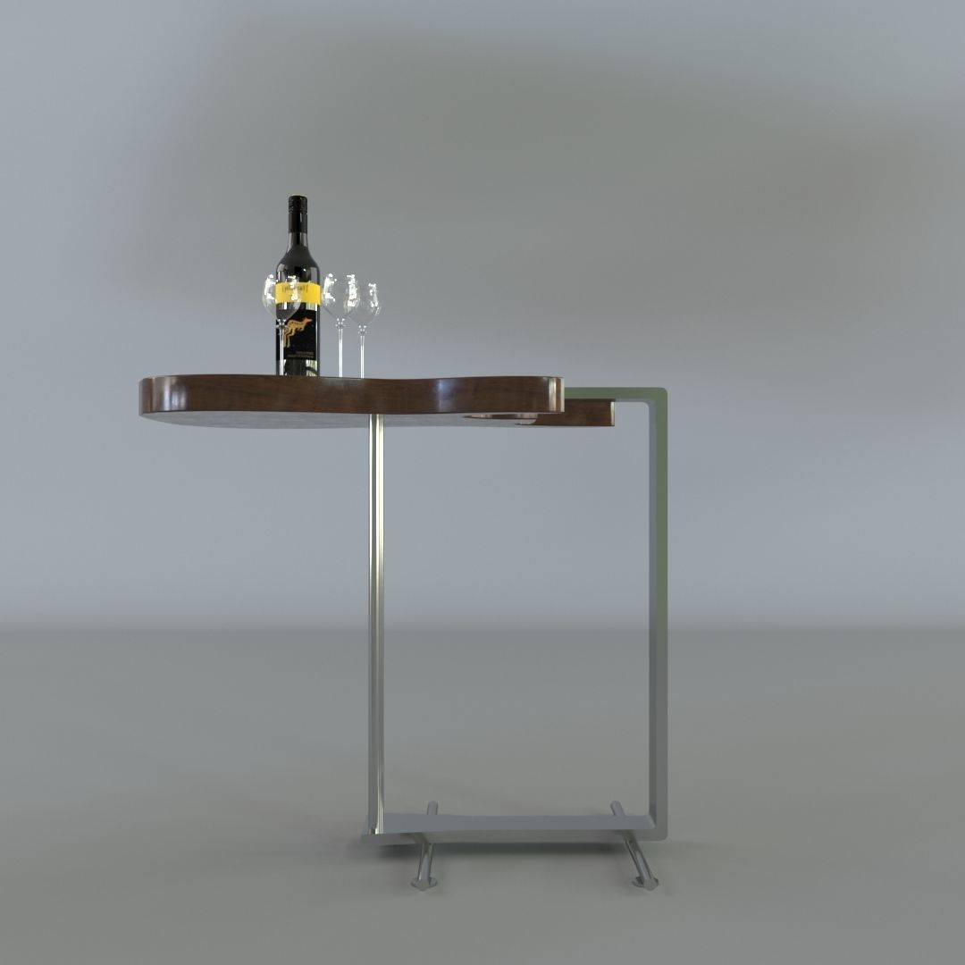 Guitar Table 3D model_5