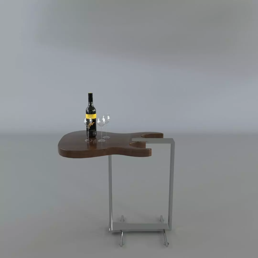 Guitar Table 3D model_0