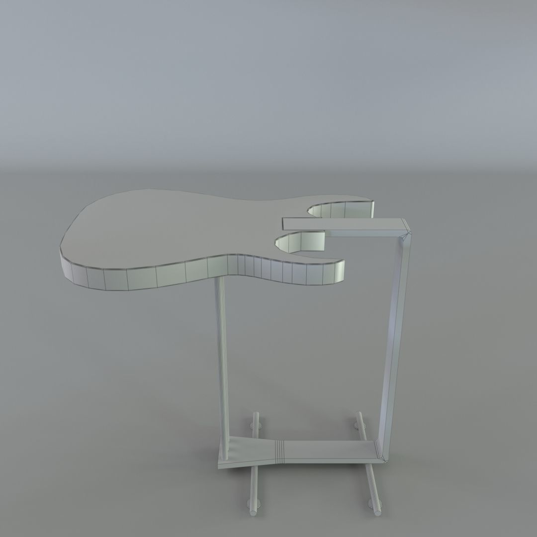 Guitar Table 3D model_7