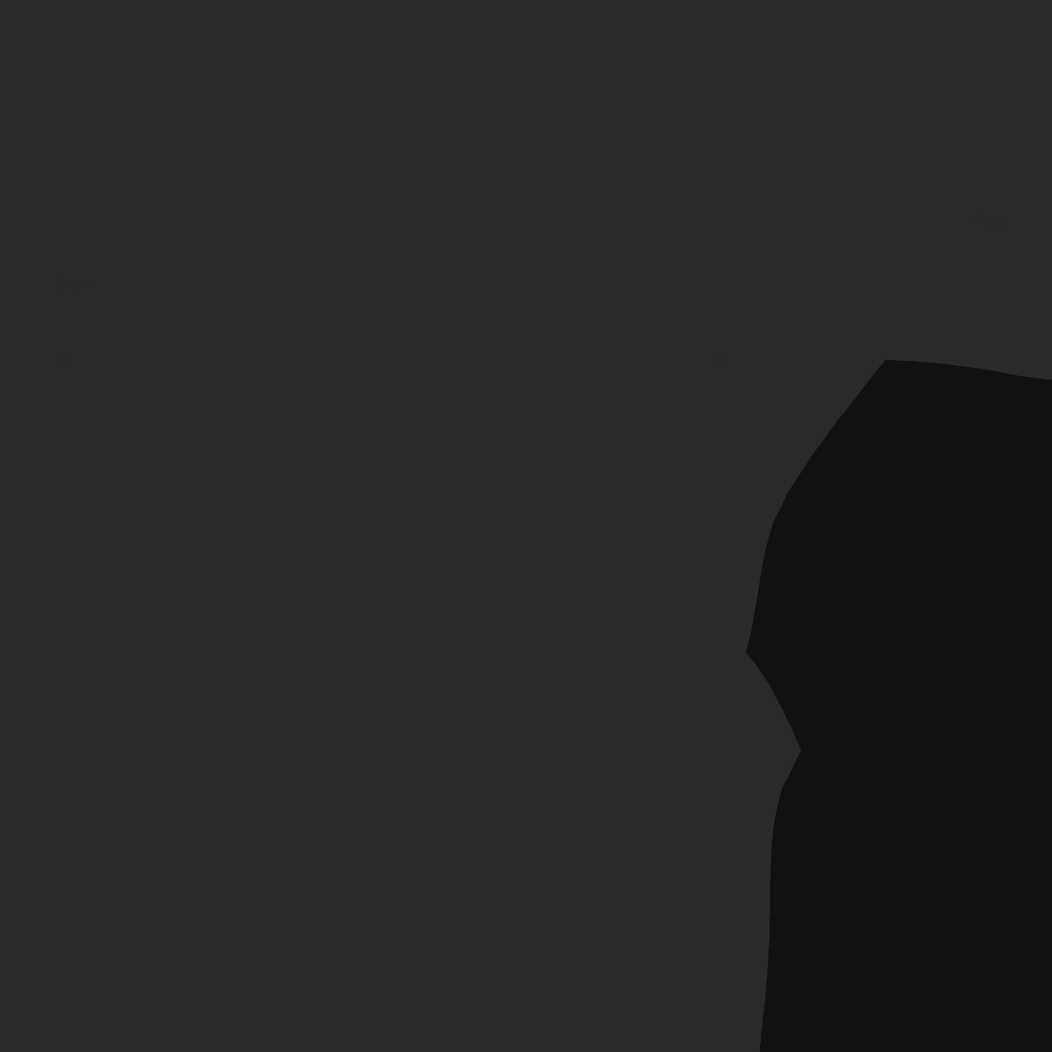 Sunglass J01 Red - Character Design Fashion Low-poly 3D model_22