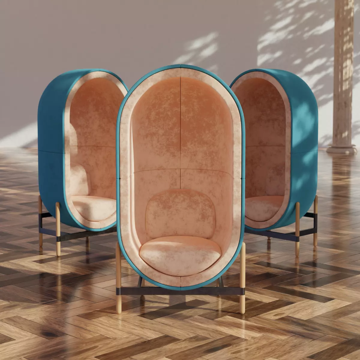 Capsule Chair  Free 3D model_0