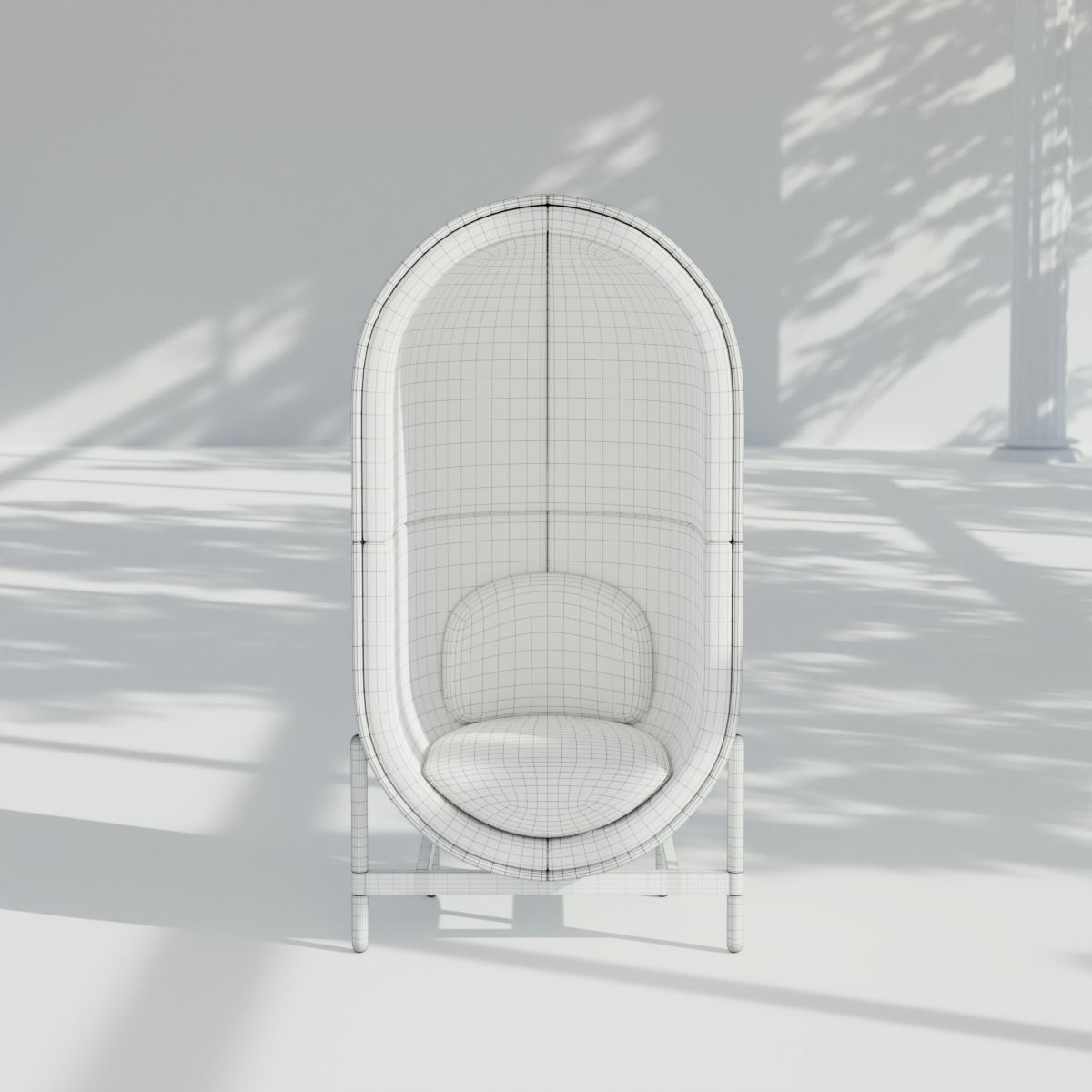 Capsule Chair  Free 3D model_6