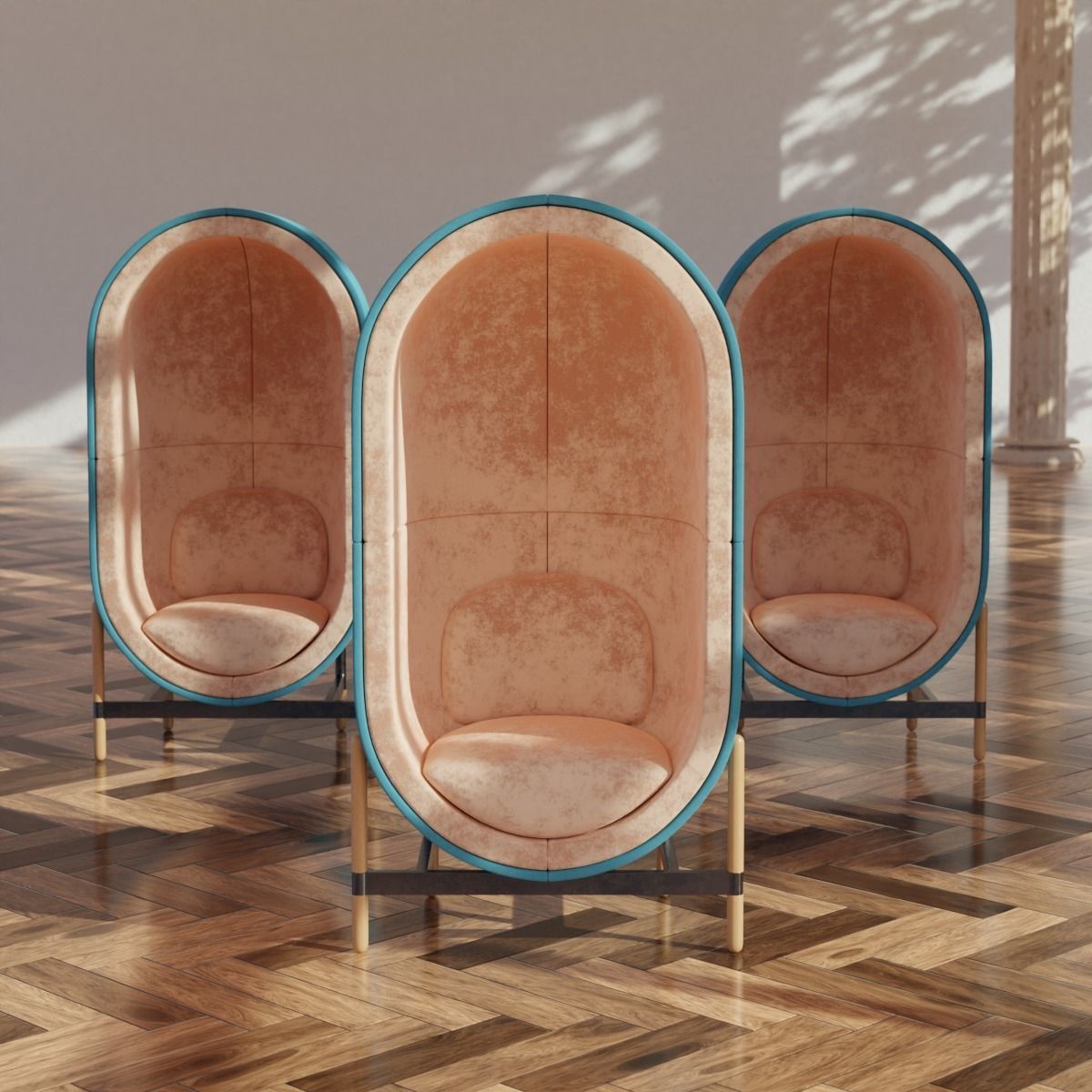 Capsule Chair  Free 3D model_2