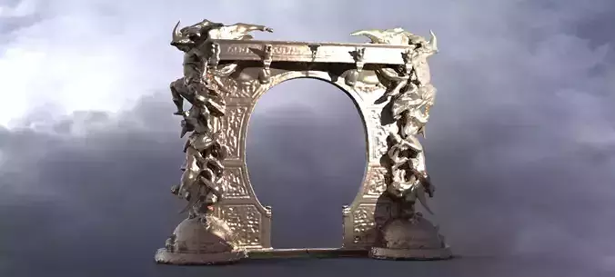Dantes Inferno Archway 3  3D model