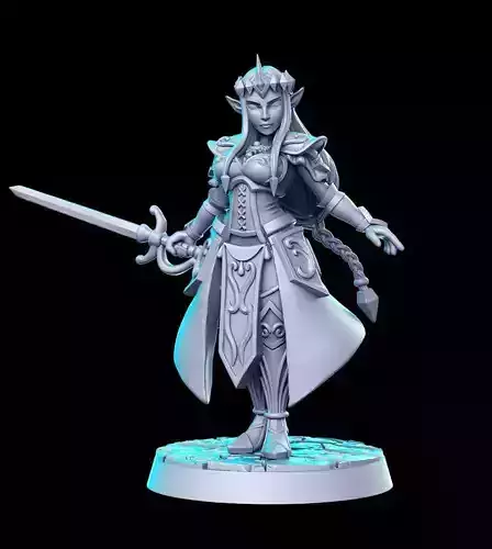 Zelda  32mm Pre-supported 3D print model