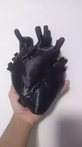 Heart flower pot 3D print model