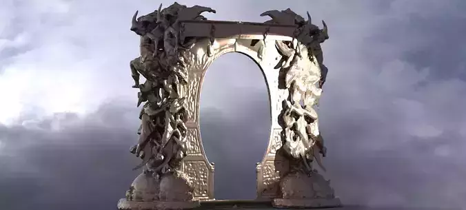 Dantes Inferno Archway 5 3D model