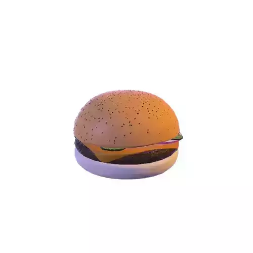 Cheez burger 3D model