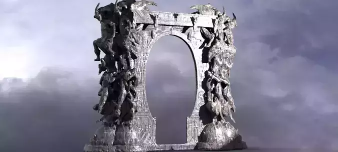 Dantes Inferno Archway 8  3D model